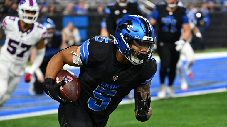 Detroit Lionsin puolustaja David Montgomery on loukkaantunut ja poissa kaudesta